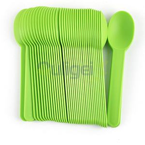 Cuillères à glace personnalisées en amidon de maïs, cuillères jetables écologiques fabriquées à partir d'amidon de maïs, en stock et prêtes à être expédiées - Product Image 2