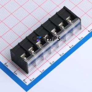 DBT40C-7.62-7P-BK-P Barrier Terminal Block P=7.62mm Connector Two Sides 7.62mm 1x7P Edge Pin - Product Image 1