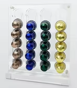 コーヒー収納ラックボックスアクリル縦型吸引収納ディスプレイラックをラックに設置可能 - Product Image 5