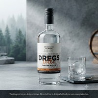 Bouteille en verre de haute qualité de 750 ml avec bouchons en liège, emballage de luxe pour spiritueux, vodka, gin, rhum, alcool, impression sérigraphique, forme personnalisée
