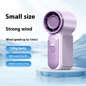 <span class=keywords><strong>Ventilateur</strong></span> de poche miniature turbo rechargeable personnalisé avec logo, ventilateurs portables à main pour l'été - Product Image 3