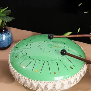 High Quality <b>Steel</b> Tongue <b>Drum</b> Beginner 12 Inch 13 Notes Percussion <b>Instrument</b> Handpan <b>Drum</b> For Entry Level - Product Image 2