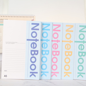 Carnet de notes A5 à spirale économique pour étudiants avec couverture en papier personnalisable pour les <span class=keywords><strong>devoirs</strong></span> et l'usage au bureau - Product Image 6