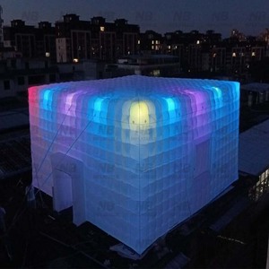 Outdoor Event Party Photo Booth Wedding LED <b>Lighted</b> Waterproof Inflatable <b>Cube</b> Tent With Air Pump for Rental Inflatable Tent Inf - Product Image 3