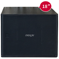 Système de sonorisation personnalisé INSIGAI, haut-parleurs professionnels complets, double subwoofer de 10, 12, 15, 18 pouces, enceintes actives et passives en ligne