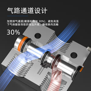 Válvula Solenoide Neumática de 2 Posiciones y 3 Vías 3V210-08 para Gas, Válvula Electrónica Direccional de CC24V, Compatible con CA220V - Product Image 2