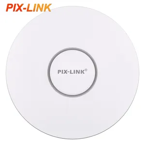 PIX-LINK Wifi 6 POE Ceiling AP Access Point Wireless 1800mbps White OEM ODM CPE 2.4G & 5G Reset Button 802 11ax Wifi 6 10k