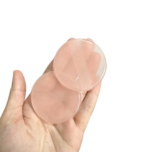 Private Label Silicone Makeup Sponge Reusable Washable Transparent Jelly Gel Beauty Puff Bender for Foundation <b>Blush</b> Concealer - Product Image 2