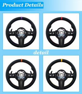 Nouvelles plaques de couverture de volant en cuir différentes pour BMW Série 3 4 5 F30 F31 F32 F36 E92 F10 F11 F80 F82 M3 M4 X3 X4 X5 X6 - Product Image 4