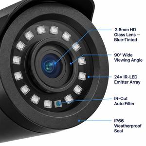 Cámara de Vigilancia CCTV al por Mayor, Kit de Cámara Analógica DVR HD AHD de 2MP, 4/8/16 Canales, Sistema de Monitoreo de Seguridad para Exteriores - Product Image 2