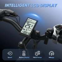 Vélo Électrique Tout-Terrain My Store EU 500W/750W, Vitesse 45KPH, Pneus Larges 24*4'', Batterie 48V 13AH, VTT Longue Portée pour Femmes, Cadre Élevé, 0.0 lb