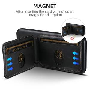 Funda trasera de cuero de lujo para <span class=keywords><strong>XiaoMi</strong></span> 13 14 <span class=keywords><strong>Pro</strong></span> Case TPU PC con soporte para tarjetas para ver la función - Product Image 5