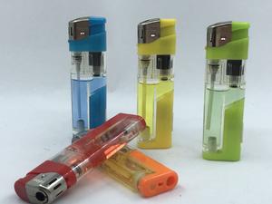 플라스틱 리필 가스 전기 5 색 라이터 (LED 포함) - Product Image 3