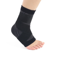 Manchon de soutien de cheville en nylon de haute qualité, respirant, réglable, élastique, pour le sport et le basketball, protection compressive