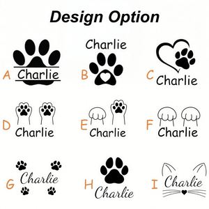 <b>Custom</b> Wood <b>Dog</b> Leash & Key Wall, Paw Print Hook for Pet Leads, Collars, <b>Harnesses</b>, Storage Holder - Product Image 5