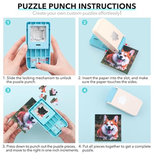 Perforatrice à motifs pour puzzles, outil de découpe de papier, machine de bricolage pour la création de puzzles personnalisés - Product Image 4