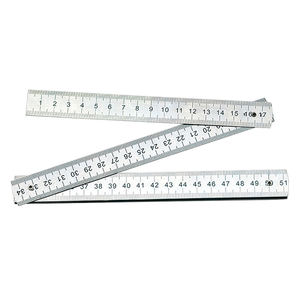 Règle pliante multifonctionnelle en acier inoxydable <span class=keywords><strong>de</strong></span> 1 mètre à <span class=keywords><strong>6</strong></span> plis, très vendue, pour la construction et la menuiserie, outils <span class=keywords><strong>de</strong></span> mesure - Product Image 3