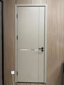 Modern katı ahşap iç kapılar için ses yalıtımı yatak odası iç kapı tasarımları için oturma odası daire otel Villa - Product Image 2