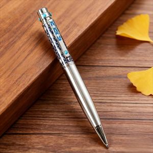 Stylo Rollerball en Acier Inoxydable Gravé sur Mesure – Cadeau d'Affaires Promotionnel, Largeur d'Écriture 1,0 mm, Logo Personnalisé, Design Original - Product Image 3
