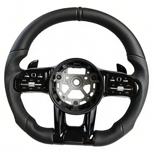 Volant en cuir assemblé en gros pour <span class=keywords><strong>Mercedes</strong></span> Benz <span class=keywords><strong>AMG</strong></span> <span class=keywords><strong>GT</strong></span> W203 W211 <span class=keywords><strong>C63</strong></span> C350 R171 - Product Image 2