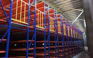 ระบบจัดเก็บข้อมูลแบบแยกส่วนทำจากเหล็กเคลือบผงพร้อมชั้นวางแบบปรับได้ - Product Image 3