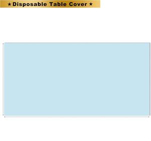 Custom Color Nonwoven Fabric Disposable Dining <b>Cover</b> Rectangle <b>Table</b> Cloth for Events Weddings <b>Advertised</b> <b>Table</b> - Product Image 1