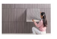 Rouleau de papier peint auto-adhésif en PVC insonorisé décoration de la maison pour chambre à coucher salon mousse WPC SXP autocollant mural SXP papier peint