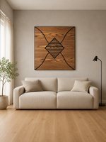 Panneau mural en placage de bois 3D, panneau décoratif intérieur luxueux et imperméable pour chambre à coucher, salon, hôtel