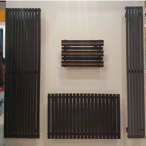 Radiatore Verticale a Parete in Acciaio Inossidabile <span class=keywords><strong>Grigio</strong></span>, Scaldasalviette Flessibile a Base d'Acqua - Product Image 3