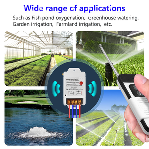 2000m dài phạm vi AC 110V 120V <span class=keywords><strong>220V</strong></span> 230V 30A <span class=keywords><strong>Relay</strong></span> không dây 433MHz RF điều khiển từ xa chuyển đổi ánh sáng cho Máy bơm nước nhà máy động cơ - Product Image 3