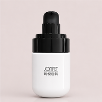 En stock – Flacon pompe blanc en PET de 50 ml pour essence, lotion, parfum, soins de la peau – Emballage cosmétique pour marque de beauté à marque privée