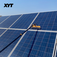 Outil de nettoyage de panneaux photovoltaïques XYT Brosse à eau, Brosse de pulvérisation spéciale pour panneaux solaires