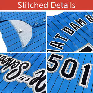 Chicago New Herren genähte Baseball-Shirts Red Stripes Edition #35 #23 #88 Camisetas De Béisbol Trikots - Product Image 5