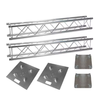 Offre Spéciale 290*290mm aluminium scène DJ équipement tête mobile éclairage barre support treillis pour treillis Totem