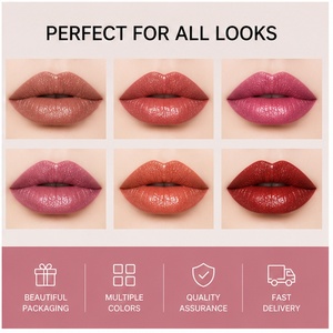 Set de Labiales <span class=keywords><strong>Huda</strong></span> de Alta Calidad con Brillo Mate Antiadherente de Marca Privada en Tonos Nude - Product Image 4