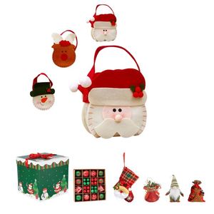 <b>Christmas</b> Hanging Decor Festival Wall Decoration Items <b>Christmas</b> Sock <b>Gift</b> Bag for 2025 - Product Image 3