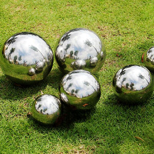 <span class=keywords><strong>Sfera</strong></span> Fontana Solare a LED in Acciaio Inossidabile 304, Fatta a Mano, per Giardino, Decorazione Paesaggistica Esterna, Impermeabile - Product Image 1