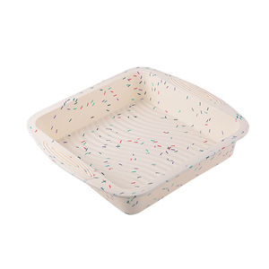 Cute Square Silicone Jelly Cake Mold Reusable Eco-Friendly Non-Stick Easy Demoulding High Temperature Resistant Food Grade - Product Image 1