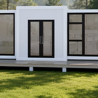 Maison conteneur extensible personnalisée 20ft 40ft, maison de vacances modulaire préfabriquée pliable, structure en acier OEM ODM