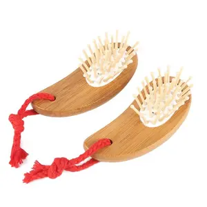 Exquisite Eco-Friendly bamboo wood comb Hair Brush for baby and children