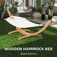 Fauteuil suspendu en hamac moderne en bois pour extérieur, cour, balcon, une personne, avec corde de suspension, pour se détendre
