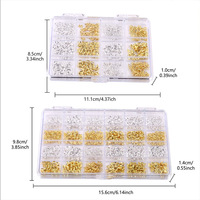Kit de Décorations 3D pour Ongles en Gros : Perles Mixtes, Perles Métalliques, Strass et Breloques pour Manucure DIY et Salons
