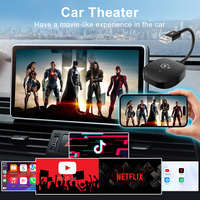 Kabelloser CarPlay Video-Adapter mit YouTube, Netflix, TikTok – Kabelgebunden zu Kabellos CarPlay Video-Dongle für iPhone
