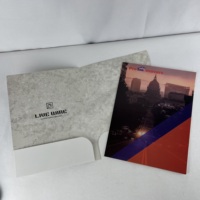 Carpeta para Tarjetas Coleccionables Personalizada de Alta Calidad, A4, Cartón Blanco, Laminado Mate, con Ranuras Completas para Tarjetas, Impresión de Carpetas de Presentación de Documentos