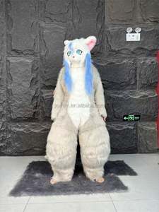 <span class=keywords><strong>Disfraz</strong></span> de Mascota Funtoys Fursuit de <span class=keywords><strong>Zorro</strong></span>, Lobo o Conejo de Pelo Largo para Cosplay, Fiesta y Desfile de Halloween - Product Image 6