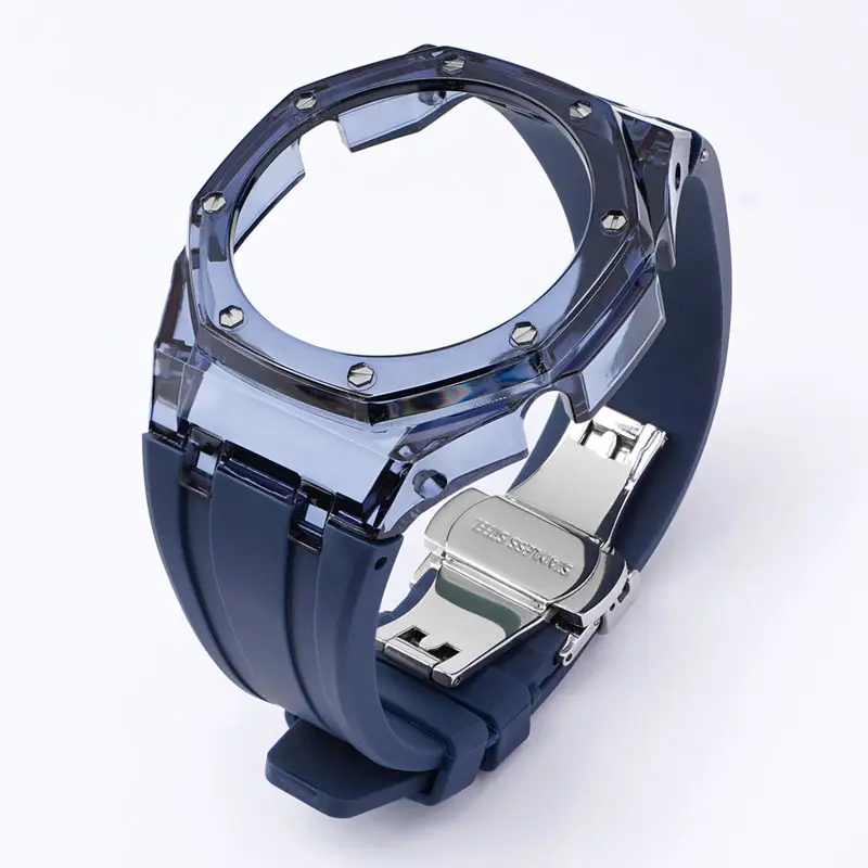 funda azul marino+transparente