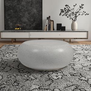 Vietnam personalizado hecho a mano artesanía diseño Muebles de Jardín cemento sofá Mesa Redonda de hormigón mesa de centro para sala de estar - Product Image 2