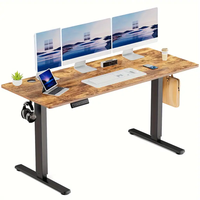 Escritorio de Computadora para Juegos, Multifuncional, Convertible, Plegable, Eléctrico, Ajustable en Altura, para Oficina en Casa Moderna