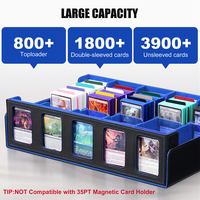 Boîte de rangement JUZI Deck Box 3900 pour jeux de société, cartes Magic, et cartes TCG (Toploader)