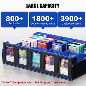 Mtg hộp boong hộp 600 trò chơi hội đồng quản trị hộp lưu trữ ma thuật lật TCG lưu trữ Toploader hộp boong TCG - Product Image 5